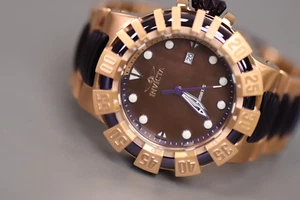 INVICTA Excursion Herren 52mm Edelstahl Roségold + Lila Braun + Roségold - Bild 1 von 4