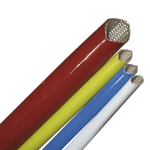 Guaina in vetro/silicone Diametro 14mm 1.5kv Rosso - Bild 1 von 1