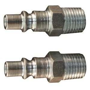 2-Pack, Milton S-777 Coupler Plug, 1/4" NPT A-Style coupler plug,Free S&H - Picture 1 of 1