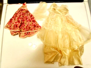 1950's Miss Revlon- WEDDING GOWN/VEIL & Printed dress lot-Deluxe-Reading - Imagen 1 de 5