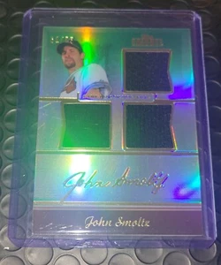 2011 Topps Tribute Triple Relic /75 John Smoltz #TTR-JS HOF - Picture 1 of 2