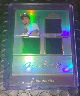 2011 Topps Tribute Triple Relic /75 John Smoltz #TTR-JS HOF - Image 1 of 2