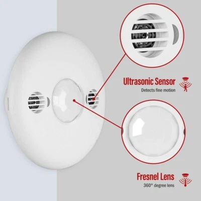 MDC-50V-W Ultrasonic and Passive Infrared Motion Sensor - Image 1 of 4
