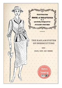 The Haslam System of Dresscutting No. 3 - Fuller Figures - 1950's - Copy - Picture 1 of 4