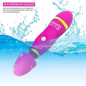 Waterproof-Vibrator-Bullet-G-Spot-Dildo-Clit-Massager-Vibe-Couple-Women-Sex-Toys - Picture 1 of 12