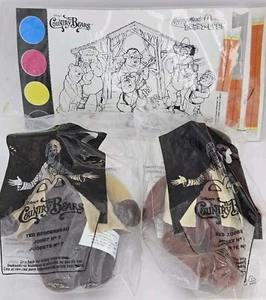 Figurine McDonald’s Disney The Country Bears 2002 ZEB TED + set acquerello nuove con scatola - Foto 1 di 10