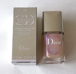 Christian DIOR Vernis Trianon Edition 187 PERLE Nail Polish Frosted Effect - Picture 1 of 3
