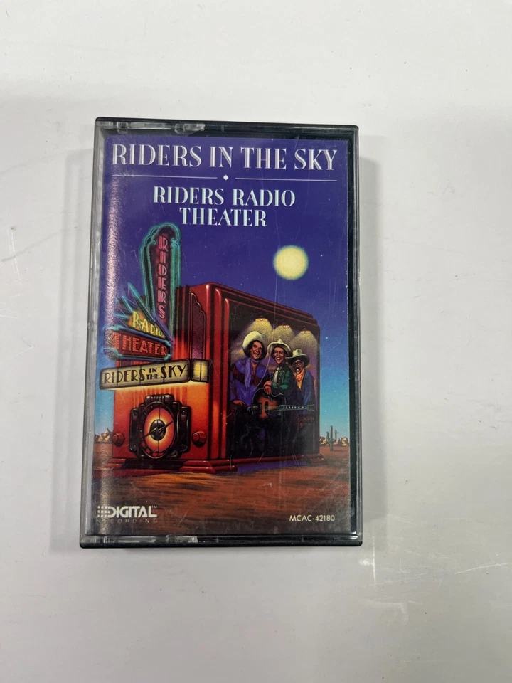 RIDERS IN THE SKY cassette tape 1988 cowboys Riders Radio Theater western swing Foto 1 de 1