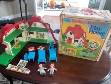 Raggedy Ann & Andy Play House PLAYHOUSE Knickerbocker 1970’s W Box Near Complete