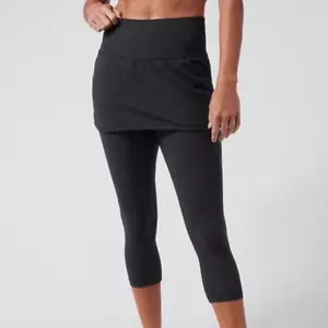 Athleta Elation 2-In-1 High Rise Capri Skirt Size Medium - Picture 1 of 13
