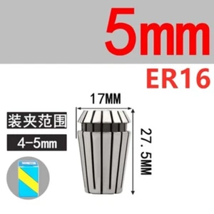 ER16 5mm Spring Collet Chuck Tool Bit Holder for Milling Lathe Chuck ER16-5 - Picture 1 of 1
