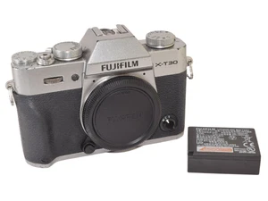 Fujifilm X-T30 26.1MP Mirrorless SLR Digital Camera Body Silver From Japan Used - Picture 1 of 6