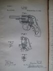 100+ Year Old gun patent Lithograph. REAL, NOT A COPY