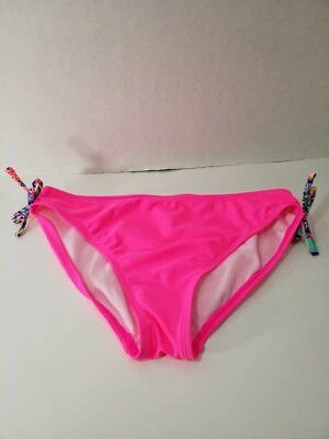 Arizona Jean Co Rosa Brillante Multicolor Traje de Baño Bikini Parte Inferior Talla 10/12 Nuevo sin Etiquetas Foto 1 de 4