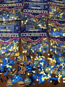 Menge 3 Neu Piraten Piraten Bucht Konfetti Streu Colorfetti Geburtstag Party Deko - Bild 1 von 4