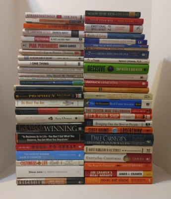 RANDOM Mix Lot of 7 Business Management Finance Leadership Marketing Book Bundle - Image 1 of 4