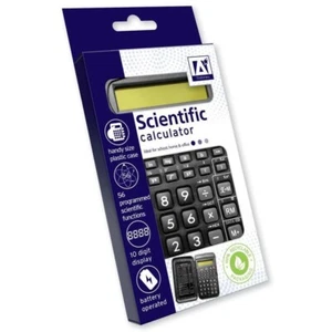 Calculadora Científica con Estuche Cubierta GCSE Matemáticas Un Nivel Escuela Oficina 10 Dígitos - Imagen 1 de 2