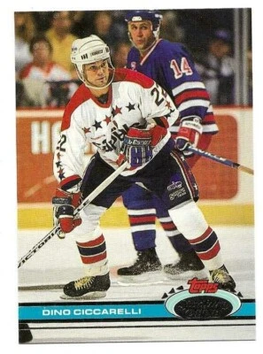 DINO CICCARELLI 1991-92 STADIUM CLUB CARD NEAR MINT+ CONDITION - Image 1 of 2