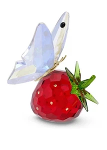 Swarovski Crystal IDYLLIA Butterfly and Strawberry 5666846 - Picture 1 of 9