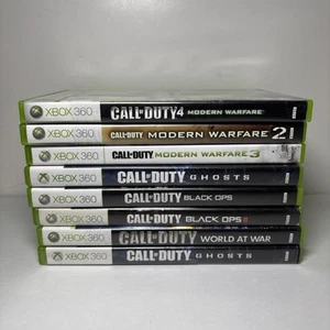Call of Duty Xbox 360 8 game bundle lot Modern Warfare, Black Ops, Ghosts, WaW - Picture 1 of 18