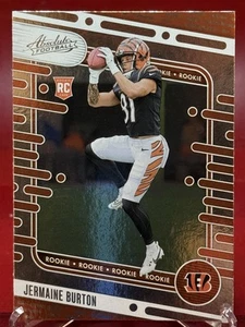 2024 Panini Absolute Jermaine Burton #166 RC Cincinnati Bengals - Picture 1 of 2