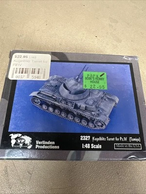Verlinden 2327 1/48 Scale Kugelblitz Turret For Panzer IV - Image 1 of 4