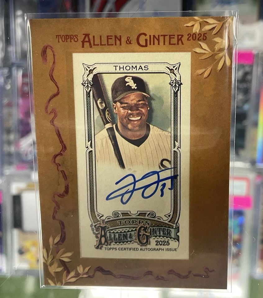 ¡Mini auto Allen & Ginter Frank Thomas 2025! Foto 1 de 2
