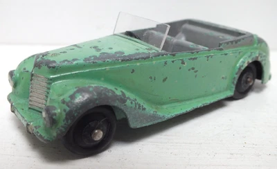 VINTAGE ORIGINAL DINKY CAR 38E GREEN ARMSTRONG SIDDELEY CONVERTIBLE UNBOXED - Image 1 of 4