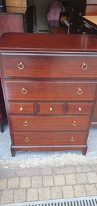 Stag Minstrel 7 Drawer Tallboy In very good condition - Picture 1 of 2