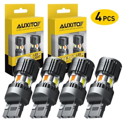 Светодиодные ходовые огни 7443 7440 с обратным переключателем желтые белые 2/4/6/8/10 шт. - Изображение 1 из 4