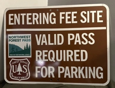 NOS VTG USFS NORTHWEST FOREST SIGN - Image 1 of 4