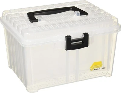 Plano 350500 Hydro Flo Spinnerbait Box Holds 72 Lures Clear Storage Container - Image 1 of 4