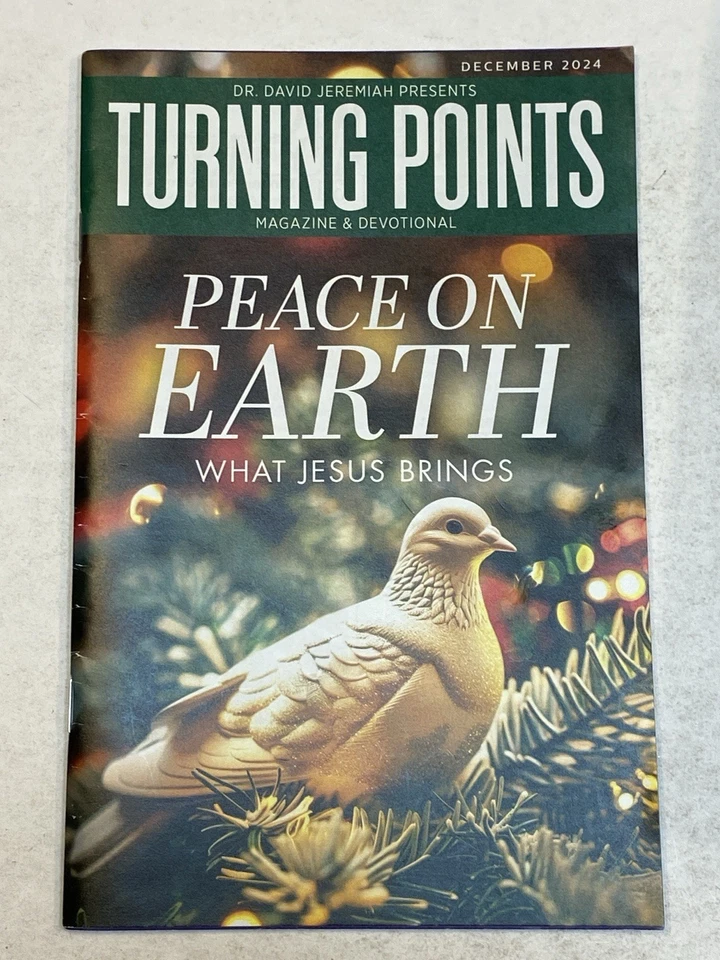Turning Points Magazine Dr. David Jeremiah Presents Daily Devotionals Dec 2024 Foto 1 de 1