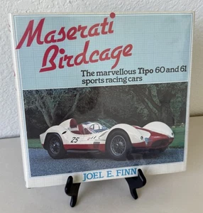 JOEL E FINN / MASERATI BIRDCAGE LA MERVEILLEUSE TIPO 60 ET 61 VOITURES DE COURSE SPORTIVES - Photo 1/8