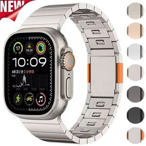 Metal Band Magnetic Strap For Apple Watch 10 9 8 7 6 5 4 3 Ultra 2 44/45/46/49mm - Picture 1 of 34