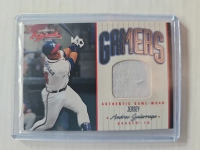 2002 Donruss Originals - Gamers Jerseys Andres Galarraga #G-10 /500 (MEM) - Image 1 of 2