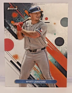 Béisbol Topps Finest 2025 Wyatt Langford #22 común - Imagen 1 de 2