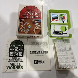 1971 PARKER BROTHERS MILLE BORNES FRANZÖSISCHES KARTENSPIEL KOMPLETT - Bild 1 von 6