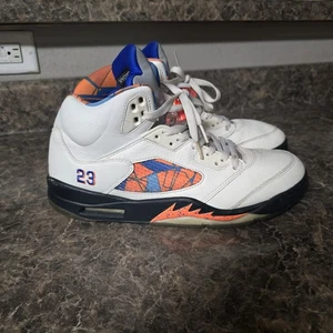 Nike Air Jordan 5 Retro International Flight Sail Racer Blue 136027 148 Größe 10,5 - Bild 1 von 9