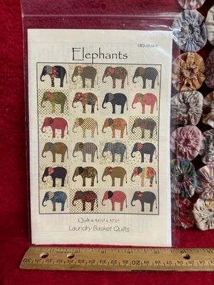 NIP Elephant Quilt Pattern by Laundry Basket Quilts - Image 1 of 2