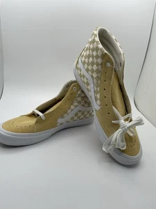 Vans Sk8-Hi Pro Schachbrett Banane/Marshmallow Herren Größe 13 - Bild 1 von 13