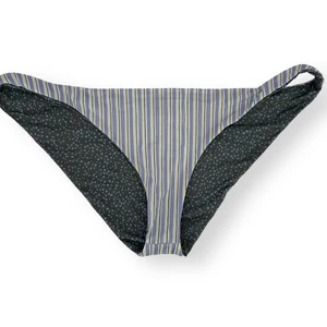 Prana Elina Reversible Cheeky Bikini Bottom Gr. XL Army Punkte Streifen Badeanzug - Bild 1 von 9
