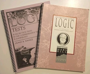 Introductory Logic Textbook Tests Homeschool Curriculum Book Set Classical 3E  - Foto 1 di 3