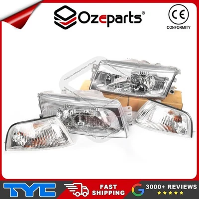 Pair LH+RH (4 pcs) Head Light Corner Lamp For Mitsubishi Lancer CE SEDAN 98~03 - Image 1 of 4