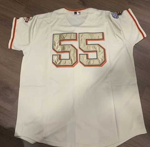 Tim Lincecum 2010 San Francisco Giants Cream Home World Series Men's Jersey 54 Cover