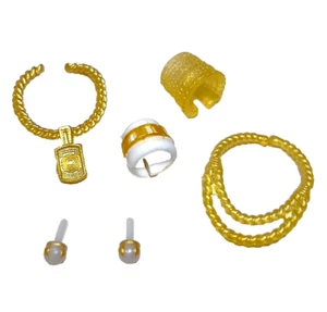LOL OMG Muñeca Conjunto Joyería Oro Lote Collar Perla Pendientes Pulseras - Imagen 1 de 4