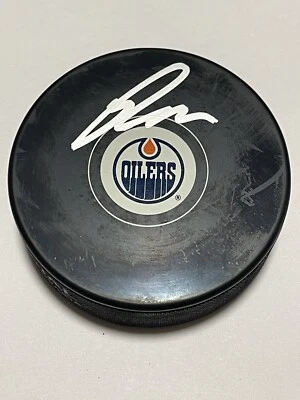 Disco de hockey Beckett firmado por Ryan Nugent Hopkins Edmonton Oilers certificado de autenticidad BAS IP d Foto 1 de 3