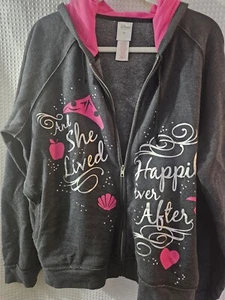 Disneys Happily Themed " And She Lived Happily Ever After 2xl Kapuzenjacke... - Bild 1 von 6