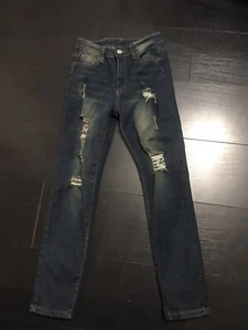 Boys destroyed jeans Sz  11/12 - Picture 1 of 1