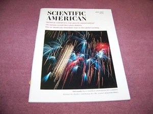 Scientific American Magazine Vintage 1990 Science Of Pyrotechnics / Aerospace - Picture 1 of 4